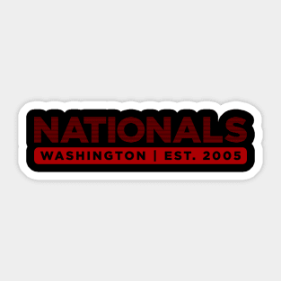 Nationals #1 Sticker